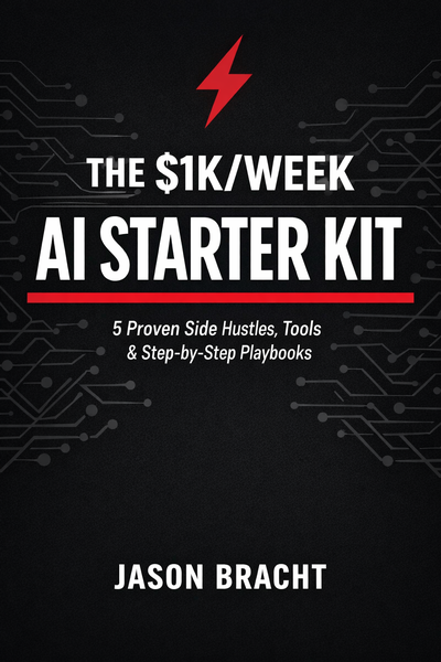 The $1K/Week AI Starter Kit ebook cover